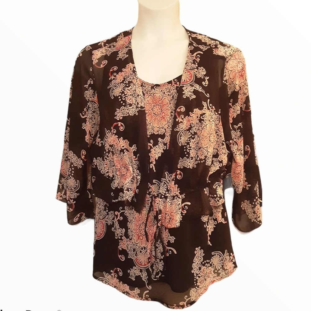 2 piece plus size top
